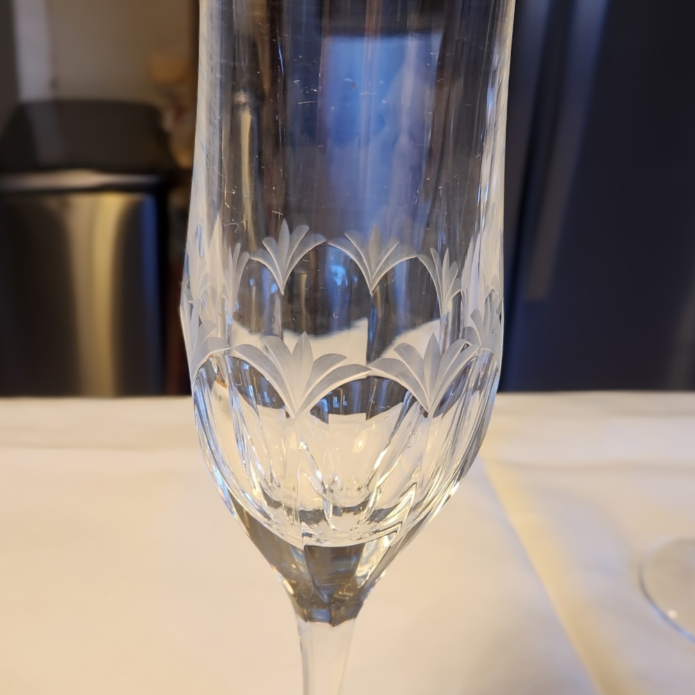 Elegant Crystal Champagne Flute